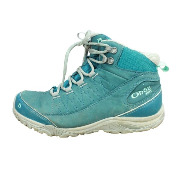 Oboz Ousel Mid Waterproof Hiking Trail Shoe Teal Size 6 - Picture 1 of 9